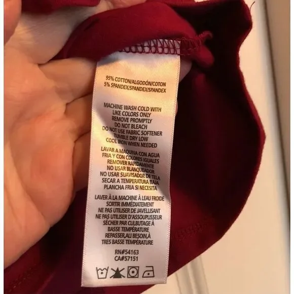 CALVIN KLEIN - NWT - L Sz 2X Performance Short Sleeve Logo Tee in Chianti - Picture 13 of 14